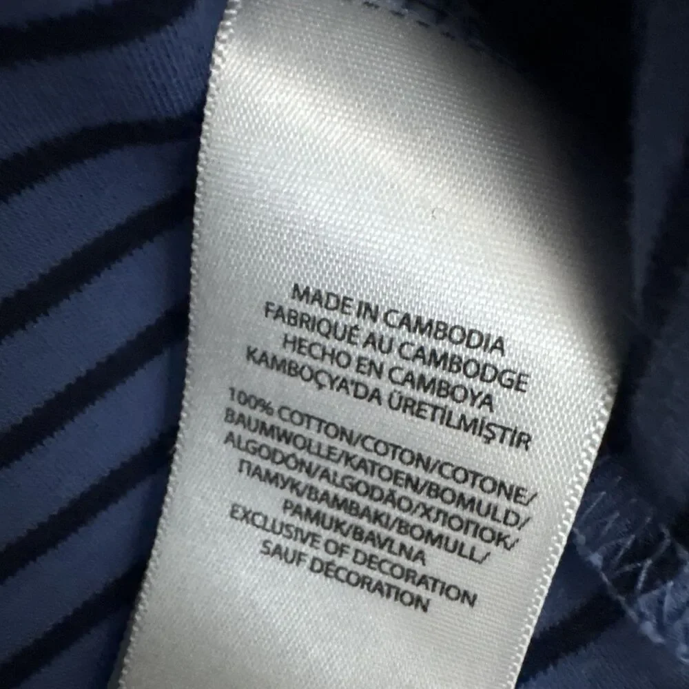 Polo Ralph Lauren polo shirt men xl Striped blue cotton